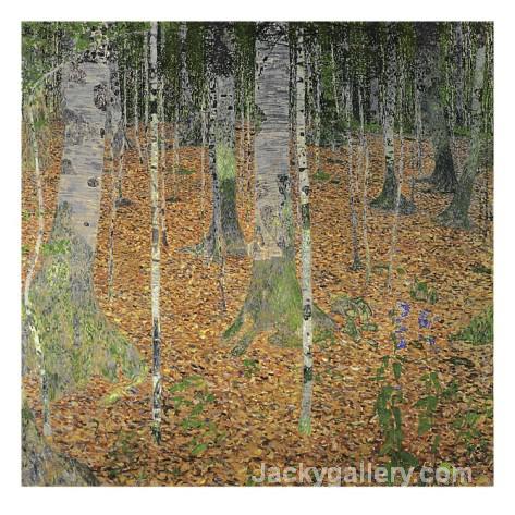 The Birch Wood by Gustav Klimt paintings reproduction